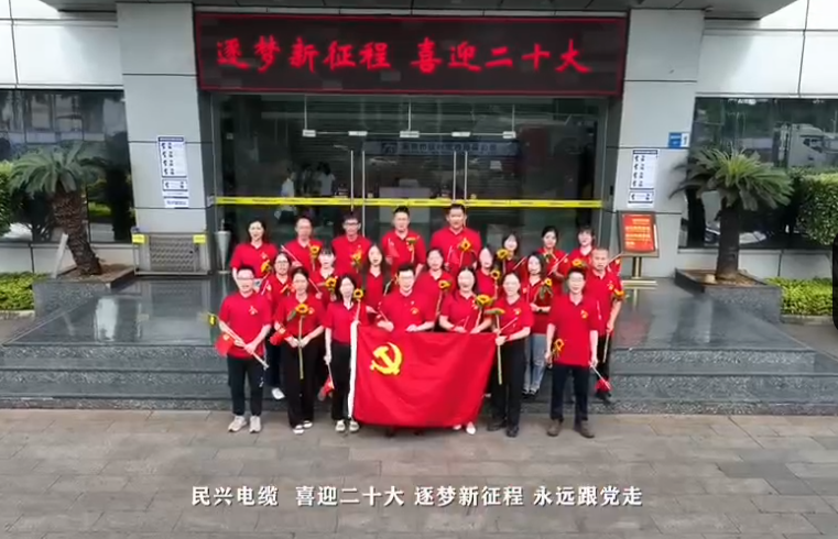 民興電纜喜迎二十大，奮進(jìn)新征程！